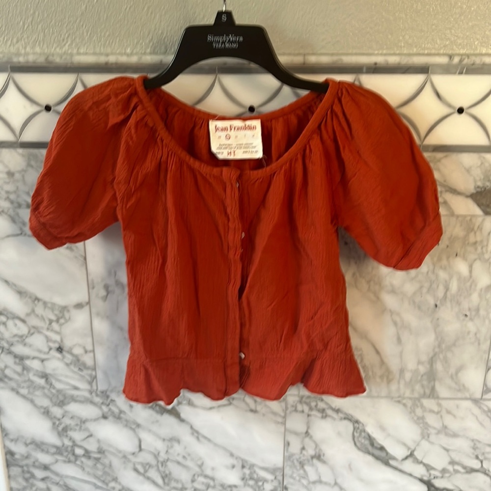 Jean Franklin Rust Small Top